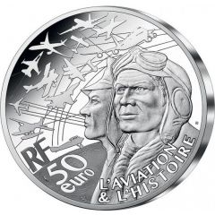 50 Euros Patrouille de France, silver