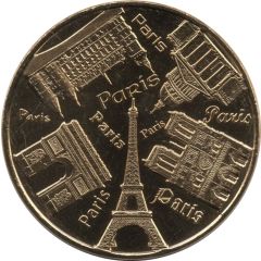Monnaie de Paris Tourist Token - Paris Les 5 monuments