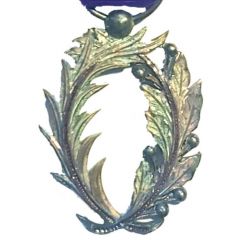 Médaille de l`ordre des Palmes académiques 1866 - 1955