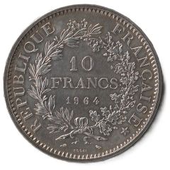 10 francs Hercule Essai argent