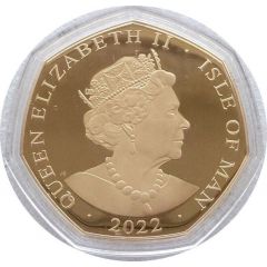 50 Pence - Elizabeth II Platinum Jubilee, Gold 1oz