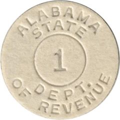 1 Mill - Sales Tax Token Alabama
