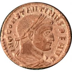 Nummus - Constantinus I S P Q R OPTIMO PRINCIPI, Roma