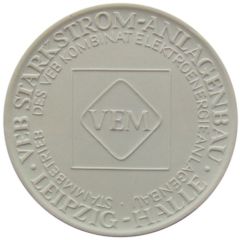 Medal - VEB high-voltage plant construction Leipzig-Halle
