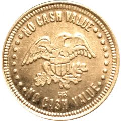 Token - No Cash Value Eagle looking right