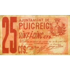 25 Céntimos Puigreig