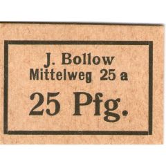 25 Pfennig J. Bollow