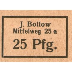 25 Pfennig J. Bollow