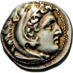Drachm In the name of Alexander III, Teos