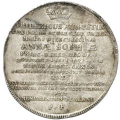 1 Thaler - Frederick August I Death