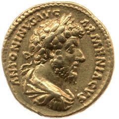 Aureus - Marcus Aurelius P M TR P XVIII IMP II COS III, Victory