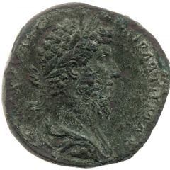 Sestertius - Lucius Verus VICT AVG TR P VI COS II S C, Victory