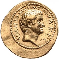 Aureus - Marcus Antonius M·ANTONIVS·IMP·III·VIR·R·P·C