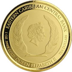 10 Dollars - Elizabeth II Lobster, Coloured