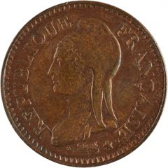 10 centimes Epreuve en bronze au type Dupré