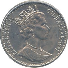 1 Crown - Elizabeth II Chariot Racing