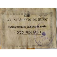 0.25 Pesetas Busot