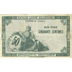 50 Centimes Banque André Krajewski