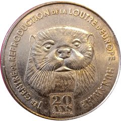 Jeton Touristique - Monnaie de Paris - Hunawihr - Naturoparc - Raton-Laveur