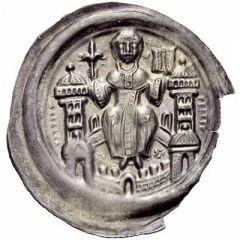 Denier Bracteate - Adelheid III of Sachsen