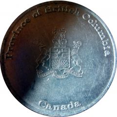 Medallion - Province of British Columbia Elizabeth II Silver Jubilee