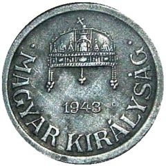 2 Fillér - Miklós Horthy