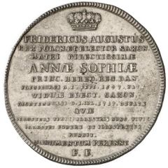 ⅔ Thaler - Frederick August I Death