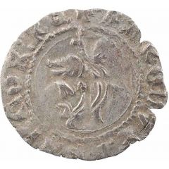Liard of Dauphine - Charles VIII dolphin on obverse