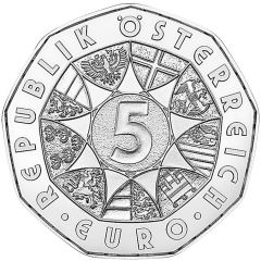 5 Euros Dance Away, silver