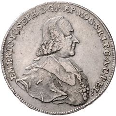 1 Thaler `Conventionsthaler` - Emmerich Joseph of Breitbach-Bürresheim