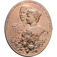 Marriage of Pauline von Württemberg and Erbprinz Friedrich Herrmann zu Wied