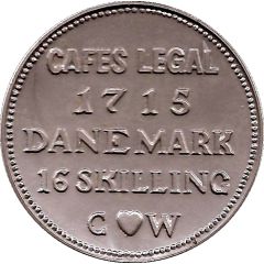 Cafes Legal Danemark 1 Skilling 1718