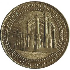 Jeton touristique - Arthus Bertrand - Centenaire de la consécration de la cathédrale de Monaco