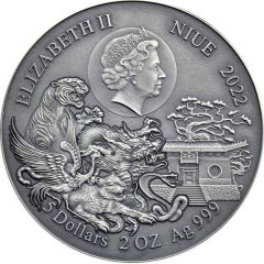 5 Dollars - Elizabeth II Shaolin Snake
