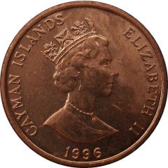 1 Cent - Elizabeth II 3rd portrait, magnetic