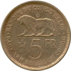 5 Francs - Léopold III