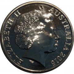 20 Cents - Elizabeth II 4th Portrait - Coo-ee March