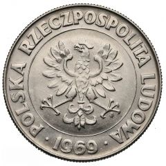 10 Zlotys 25th Anniversary of People`s Republic of Poland, Trial Strike
