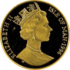1 Crown - Elizabeth II Legend of King Arthur, Gold