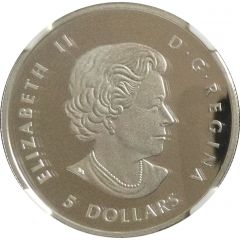 5 Dollars - Elizabeth II Bald Eagle, 1 oz