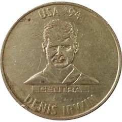 Token - Centra Commemorative Coin Collection USA `94 Denis Irwin