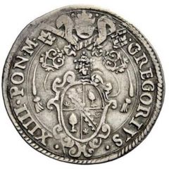 1 Testone - Gregory XIV