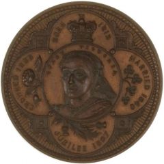 Medal - Victoria Golden Jubilee, Smith & Wright, bronze
