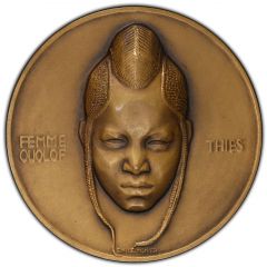 Medal - Thiés - Femme Ouolof Senegal