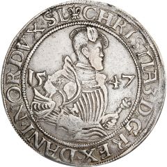1/2 Sølvgylden - Christian III Flensborg Mint