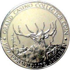 Grand Casino Collector Coin American Elk