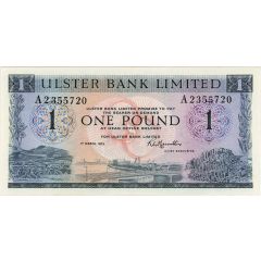1 Pound Ulster Bank