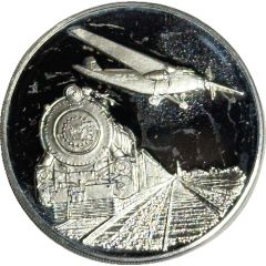 Medal - America`s First Transcontinental Rail-Air Service