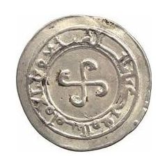 Dirham - al-Muqtadir Donative type - ornamental designs