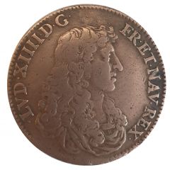 Jeton - Louis XIV - IVBET. REVIRESCERE. LAVROS. Ordinaire des guerres - 1664